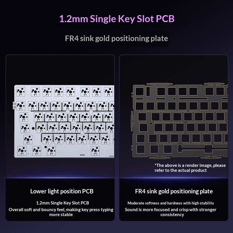 Forerunner GS98 Customized Mechanical Keyboard Wireless Three-Mode Bluetooth Office Gaming E-Sports Dedicated_voghion.com