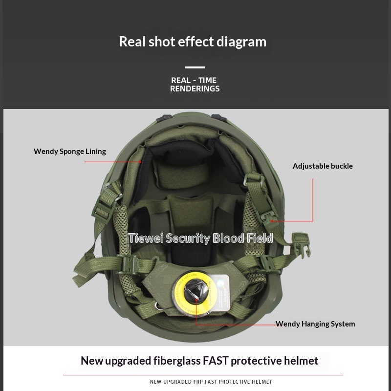 Fiberglass Tactical Helmet Wendy Suspension For Special Forces_voghion.com