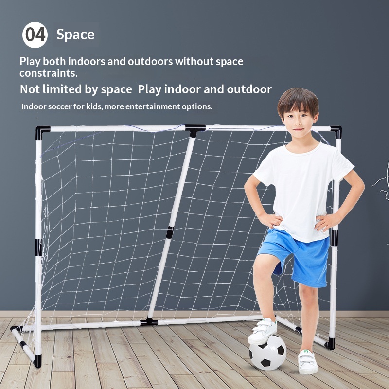 Cross-border Best-selling Children's Indoor Outdoor Frame, Portable Detachable, Football Goal Toy For Boys And Girls_voghion.com