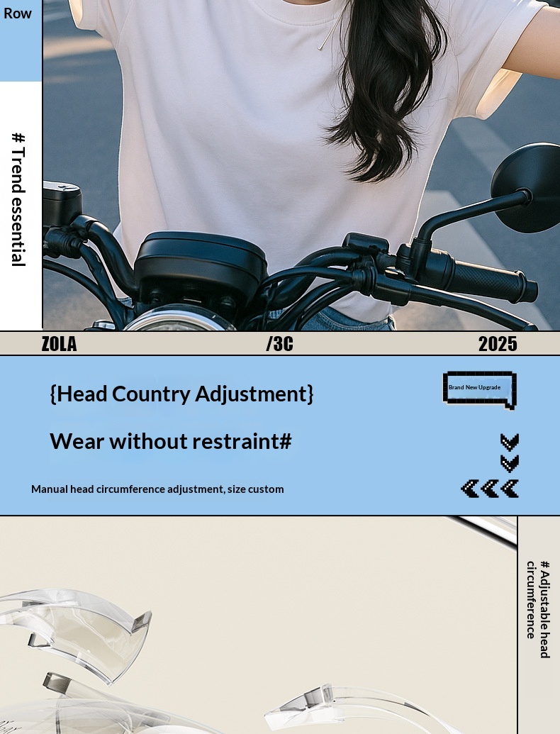 Motorcycle Half Helmet 3c Certified All-season Scooter Riding Cap_voghion.com