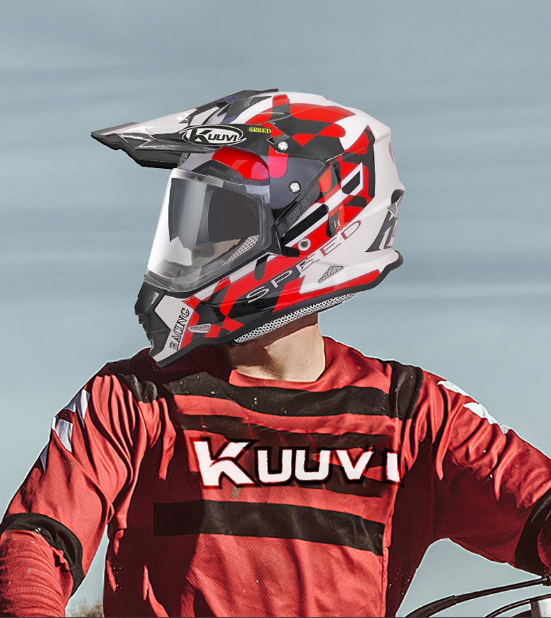 Fabrikneuer, nationaler Standard A-konformer Offroad-Elektromotorrad-Rallye-Helm für Herren, universell für alle Jahreszeiten, DOT-konform_voghion.com