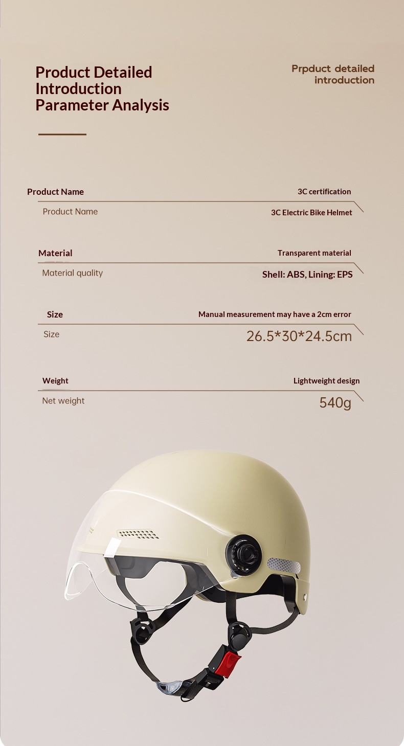 Safety Helmet For Electric Motorcycle And Scooter Unisex Design_voghion.com