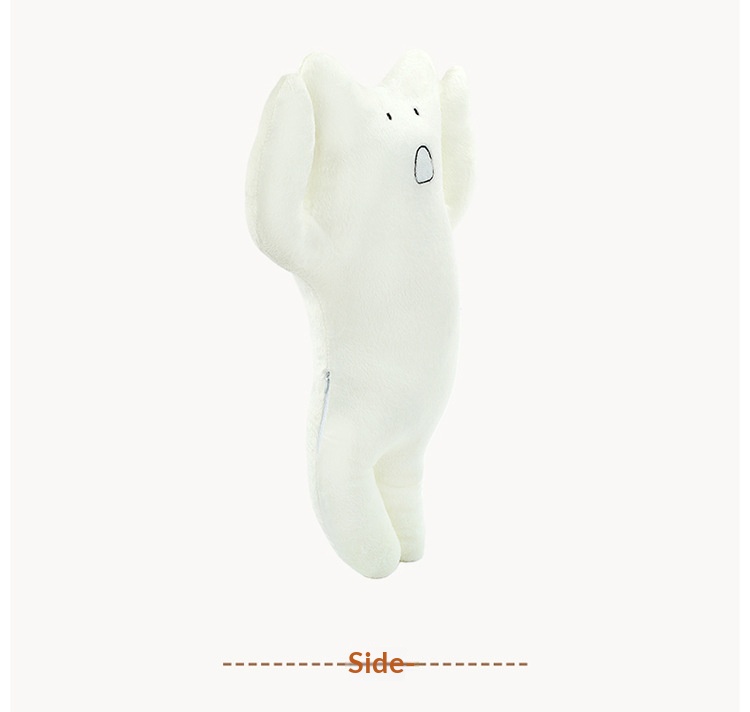 Long-haired Cat Sleeping Pillow Plush Toy Healing Soft Gift_voghion.com