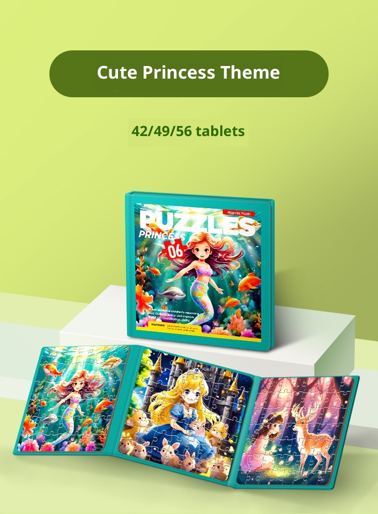 Magnetisches Lernpuzzle Für Kinder Von 3 Bis 6 Jahren_voghion.com