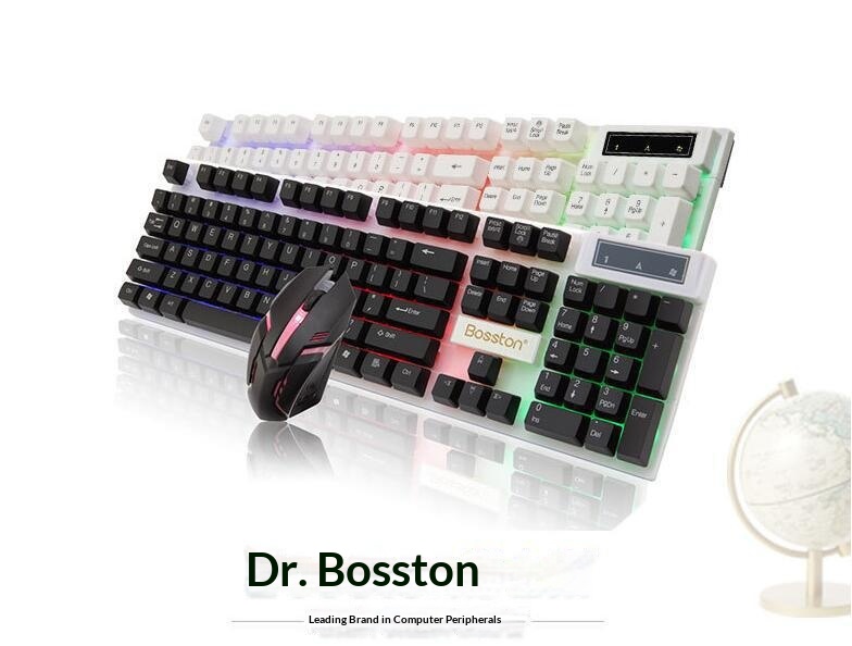 Kit di montaggio fai-da-te per tastiera e mouse USB con retroilluminazione arcobaleno fluttuante del Dr. Ton._voghion.com