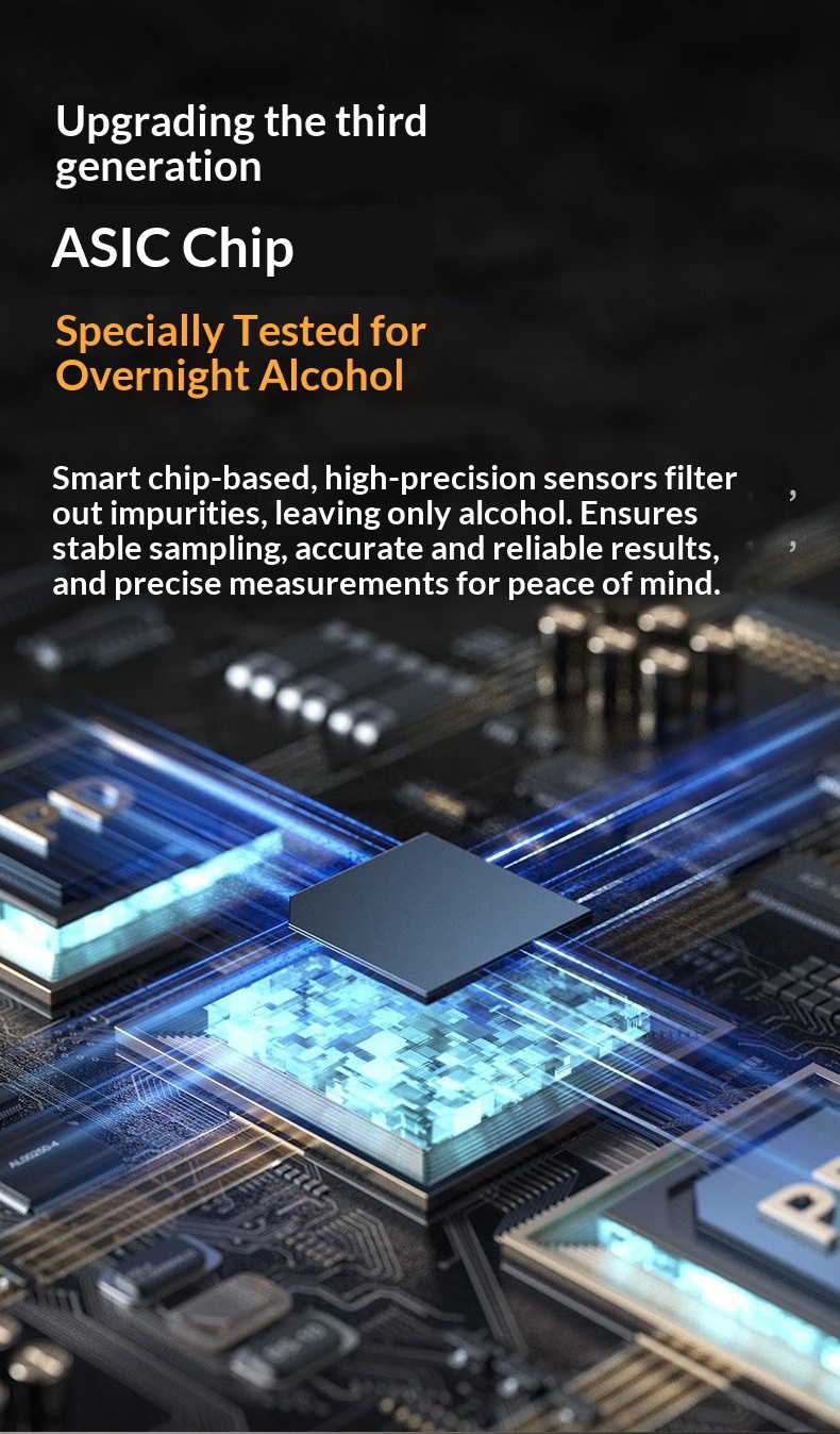 New Cross-border Smart Alcohol Tester For Checking Drunk Driving, Portable Breathalyzer_voghion.com