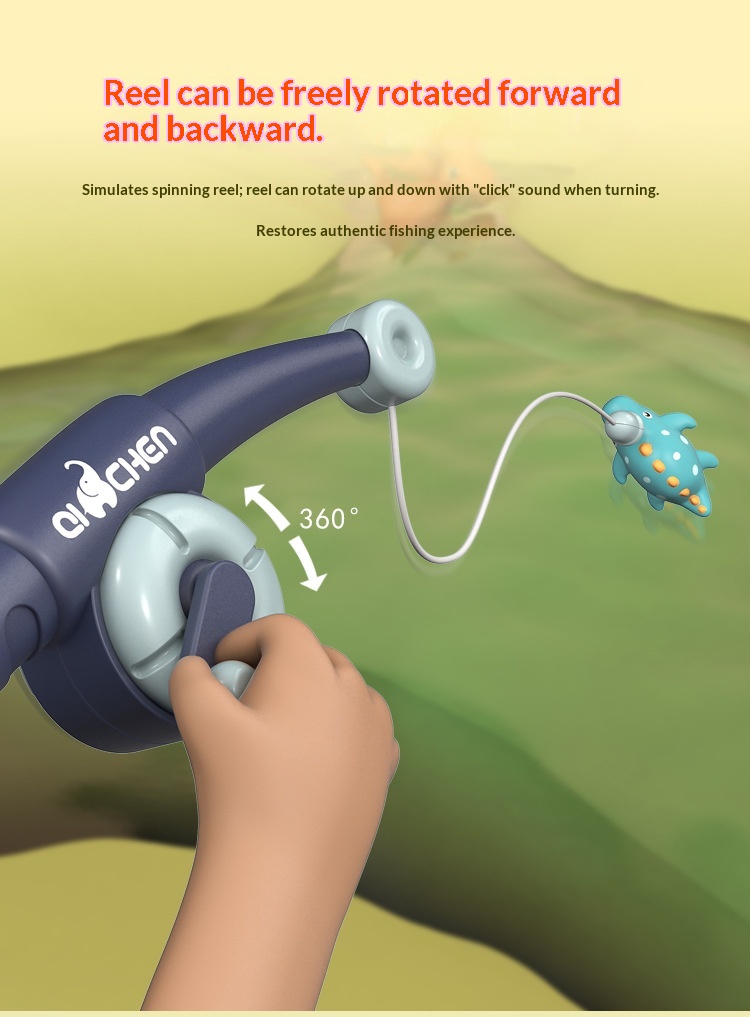 Magnetisch visspel met dinosaurussen voor kinderen_voghion.com