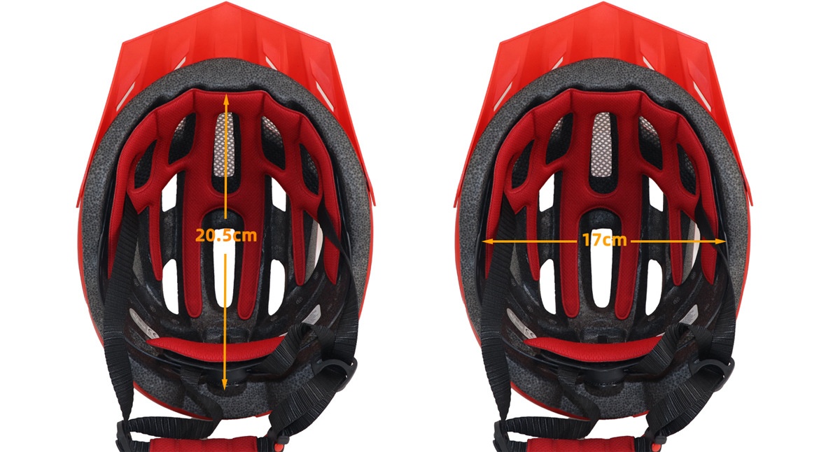 Casque de vélo avec visière pour vtt et vélo de route sécurité_voghion.com
