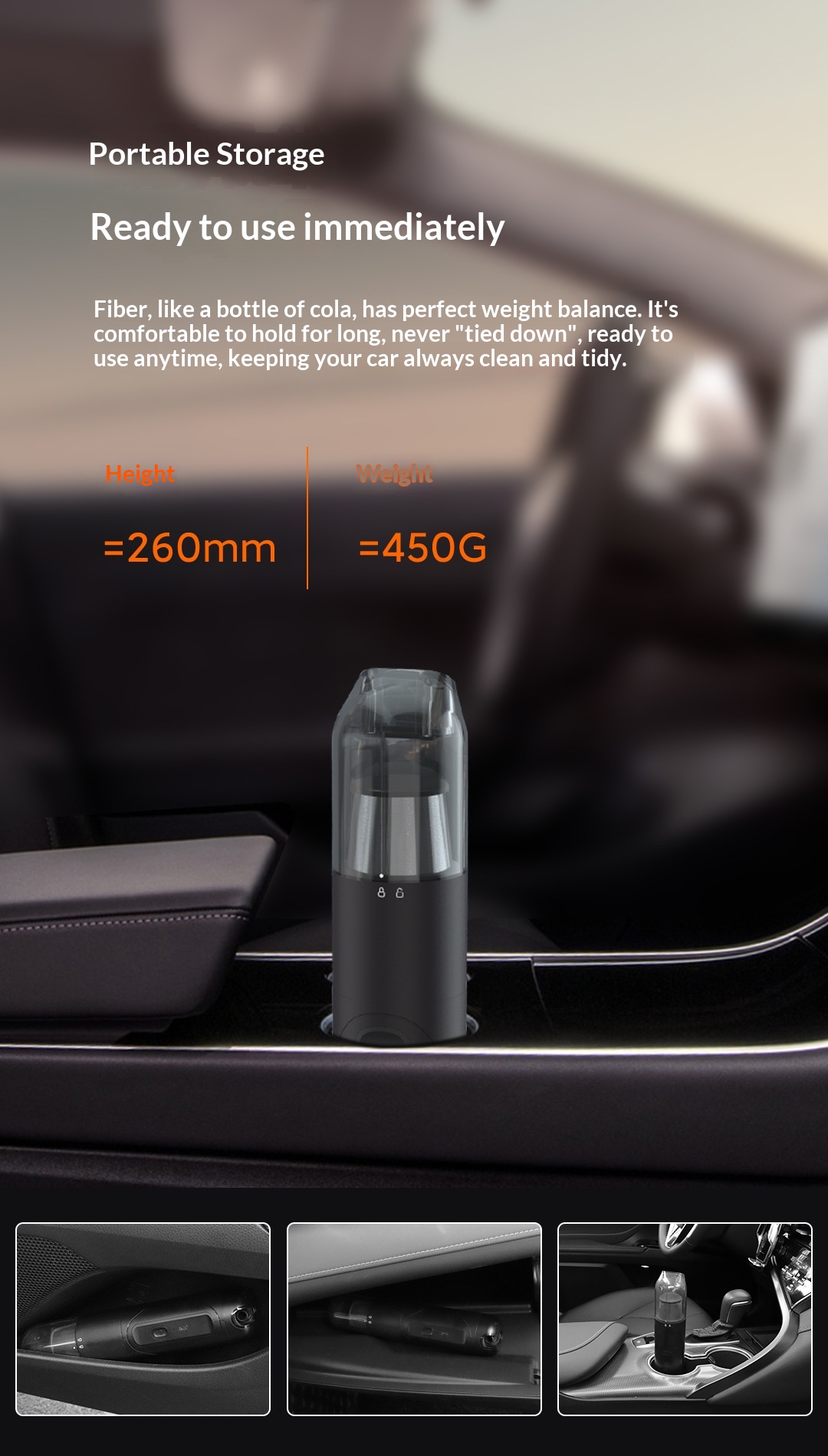 Bärbar trådlös bildammsugare för hemmabruk_voghion.com