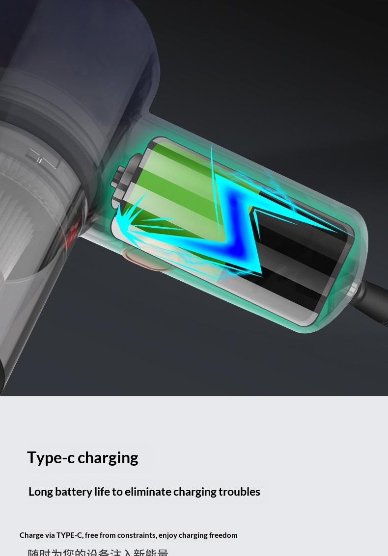 Wireless Portable Handheld Car Vacuum Cleaner For Deep Cleaning_voghion.com