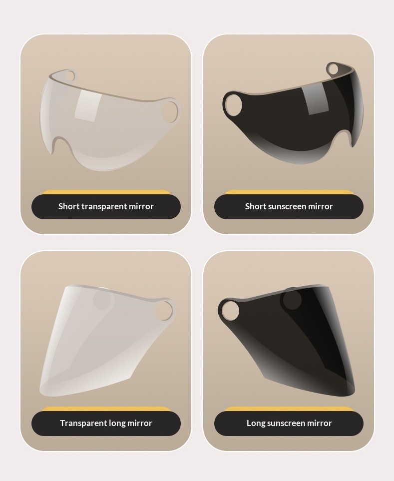Monopattino elettrico certificato 3C per donne, casco da moto traspirante con protezione solare estiva, adatto a tutte le stagioni._voghion.com