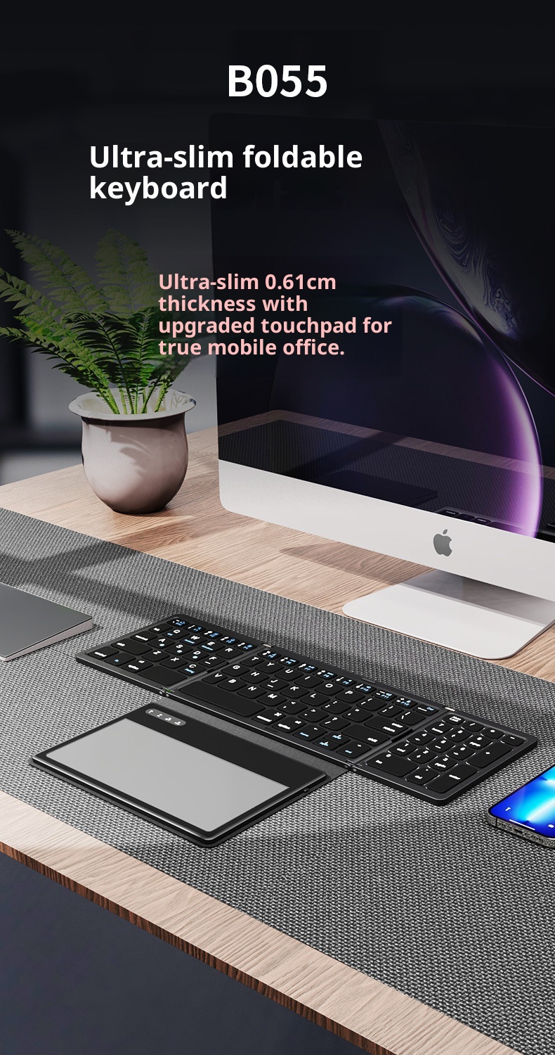 Ultradünnes kabelloses Tablet mit benutzerdefiniertem Touchscreen – 60 % Rabatt – Bluetooth-Mini-Tastatur (leise und tragbar)_voghion.com