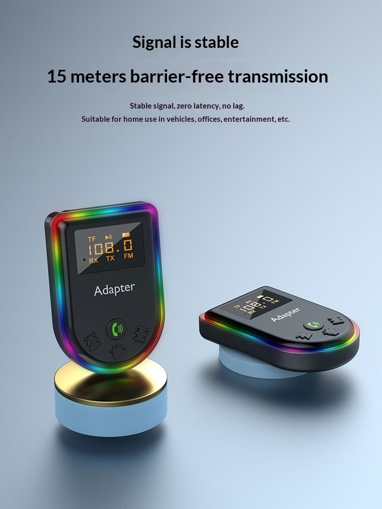 Kit bluetooth para carro adaptador de audio wireless_voghion.com