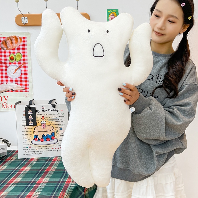 Long-haired Cat Sleeping Pillow, Sleep Soothing Plush Toy, Cute And Healing Gift, Wholesale_voghion.com