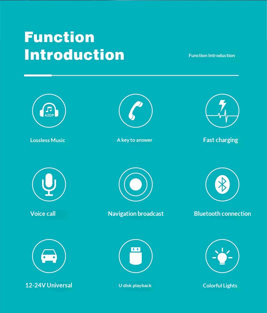 Player PD/QC3.0 Fast Charging T65 Hands-Free Car Bluetooth MP3_voghion.com