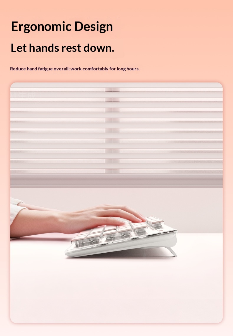 Forerunner X7S Wireless Keyboard Mouse Set Silent Ultra-thin High Aesthetic Gaming Computer Office Mechanical Feel_voghion.com