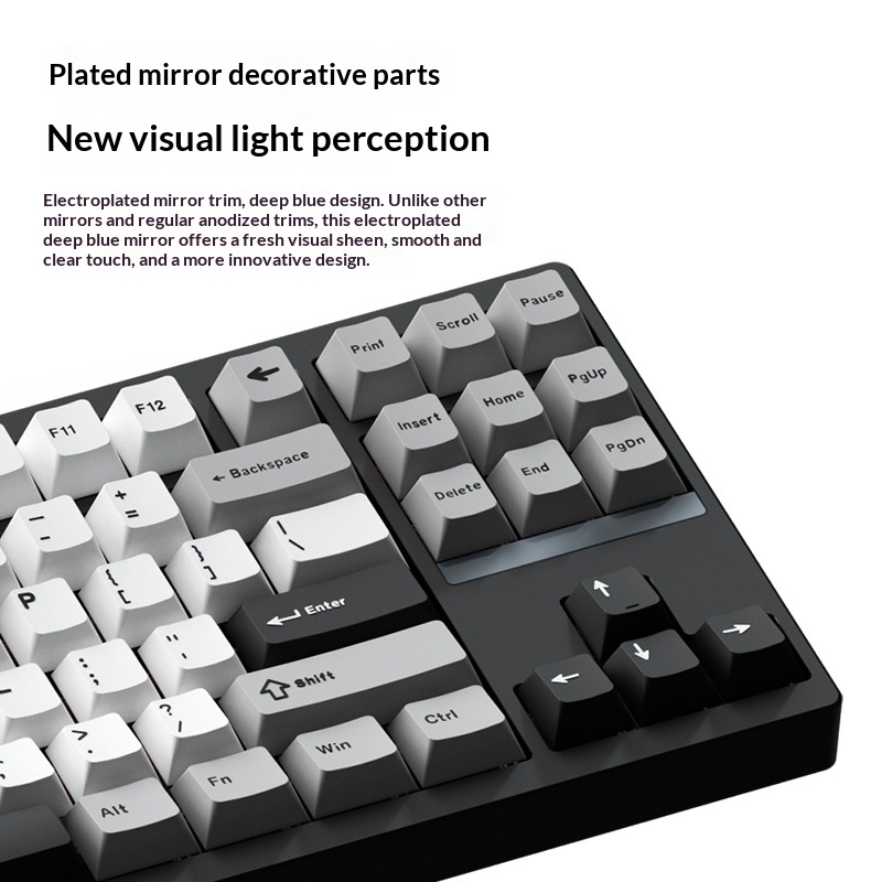 Teclado mecánico Vika STARS80 de tres modos, aluminio sólido, estructura de junta de liberación rápida personalizada, iluminación RGB para juegos._voghion.com