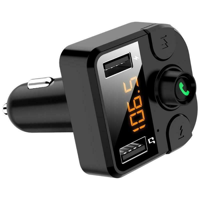 BT36B Player Car MP3 Bluetooth Hands-Free Card Slot FM Transmitter_voghion.com