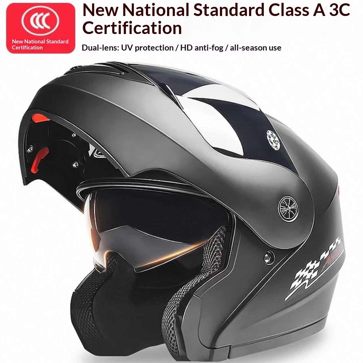 Nuovo standard nazionale certificato AD Moto elettrica per donne Primavera e autunno Caldo Uomo Completo Tutte le stagioni Universale_voghion.com