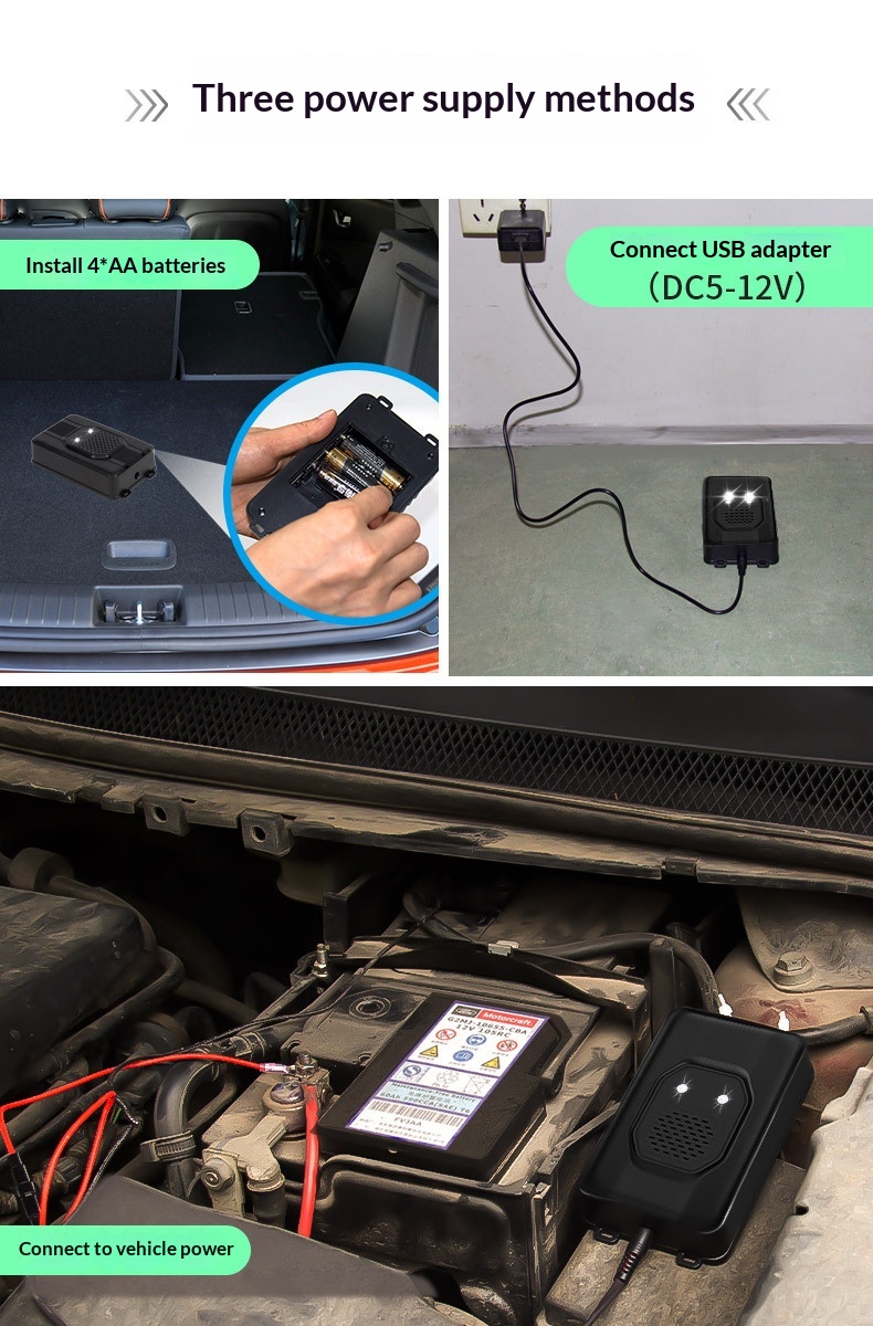 Repellente per topi silenzioso elettronico a ultrasuoni Animal Smart, installabile in auto._voghion.com