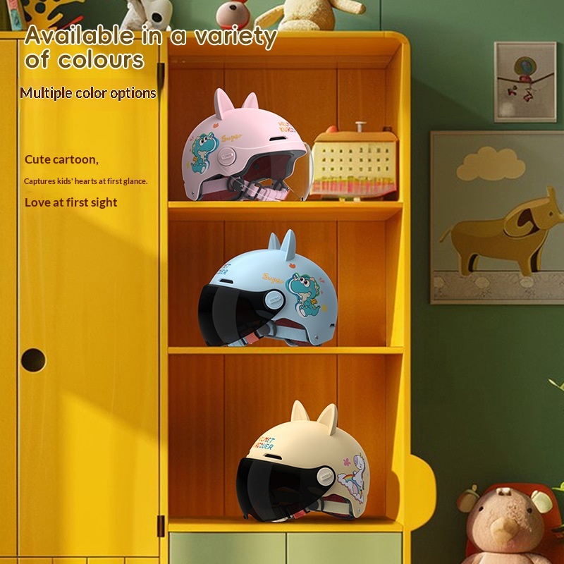 3C-zertifizierter Kinder-Elektrorollerhelm mit Katzenohrenschutz, Unisex, Winter, Schulanfang, Großhandel_voghion.com