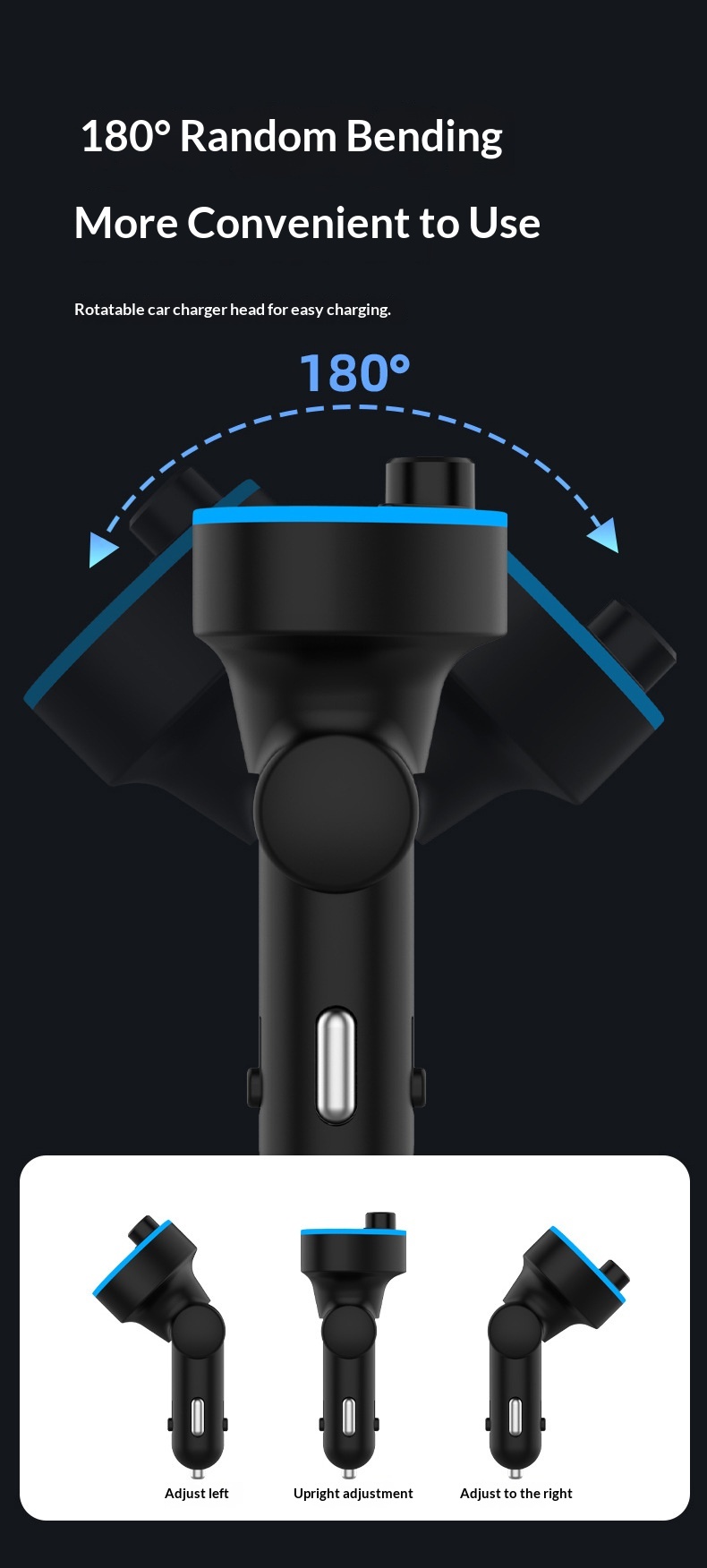 Bluetooth carkit med hurtigoplader og hd musikafspiller_voghion.com