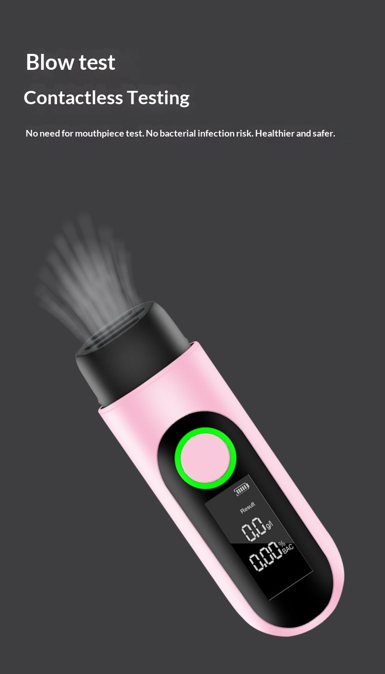Draagbare alcoholtester met usb oplader en ademdetectie_voghion.com