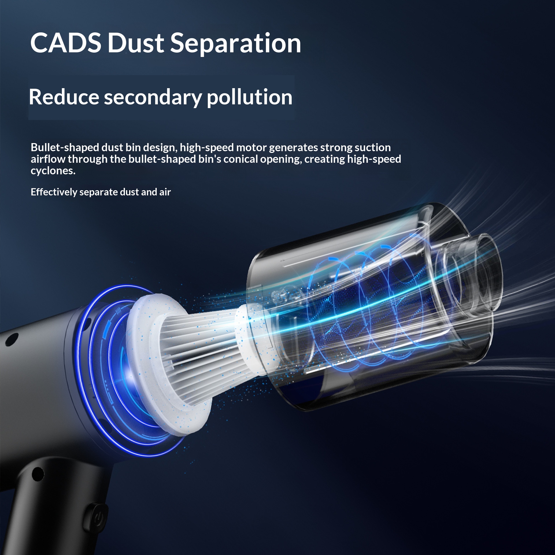 Zubehör Kabelloser Handstaubsauger mit hoher Saugkraft für kleine Autos_voghion.com