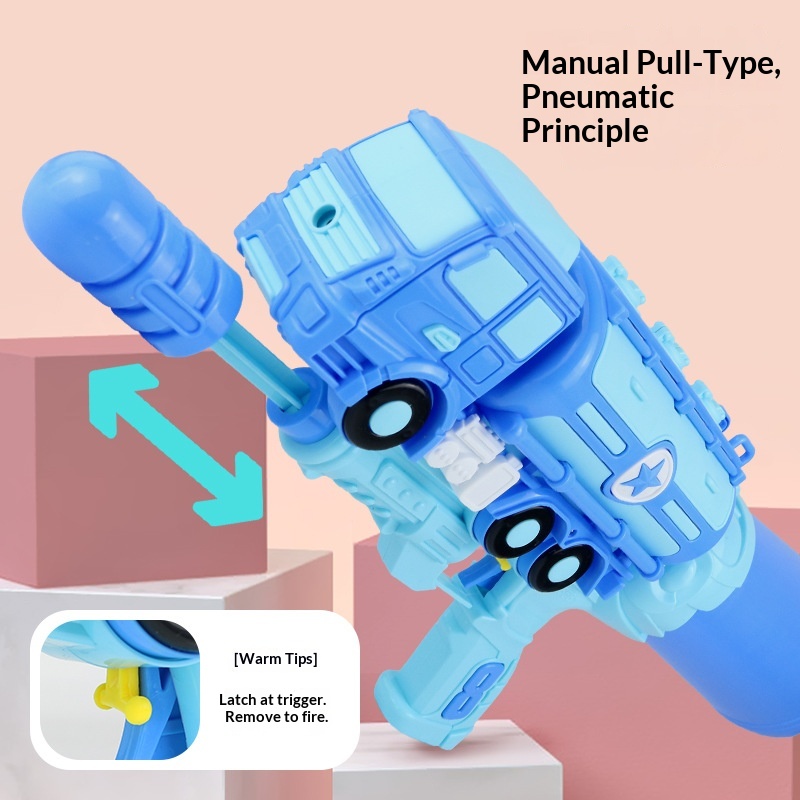 Children's Gun Toy, High-pressure Large-capacity Pull-out Fight Water Splashing Gadget, Wholesale_voghion.com