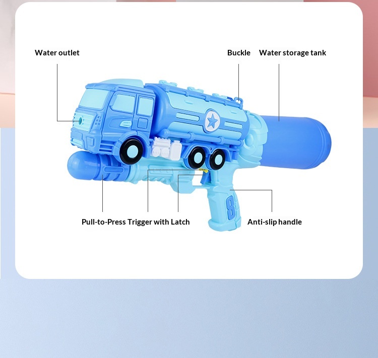 Childrens Water Gun High Pressure Large Capacity Water Blaster_voghion.com