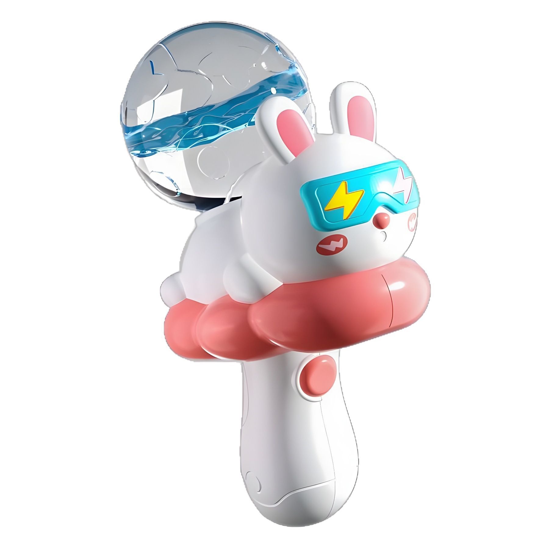 Pistola de agua eléctrica automática con diseño de animales de dibujos animados, ideal para jugar en la playa durante el verano. Juguete para niños y niñas._voghion.com