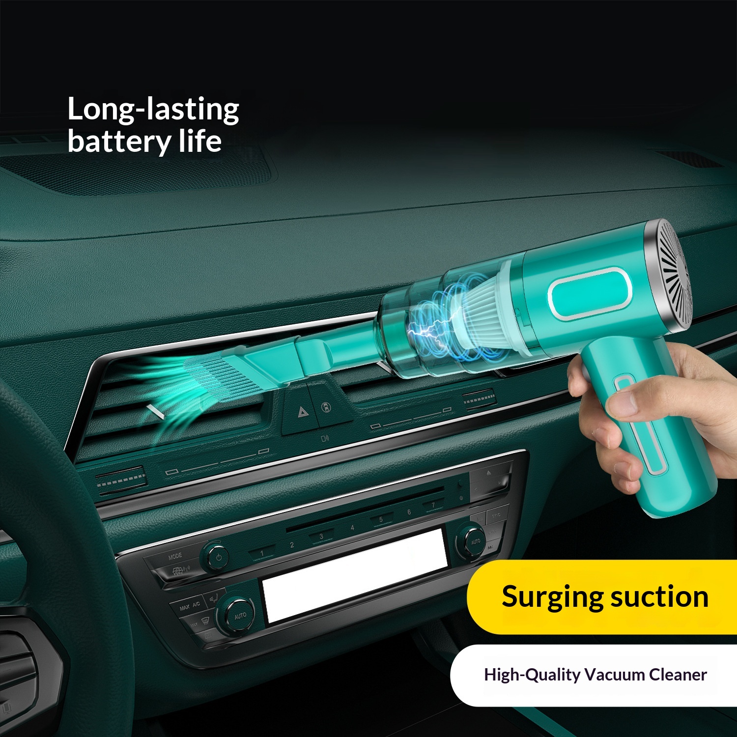 Factory Direct Supply Car Vacuum Cleaner Wireless Portable High Suction Household Handheld Collector Small Mini Dust_voghion.com