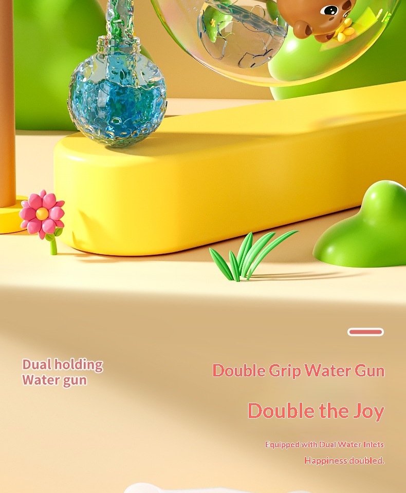 Pistola de agua automática con dibujos animados para playa_voghion.com