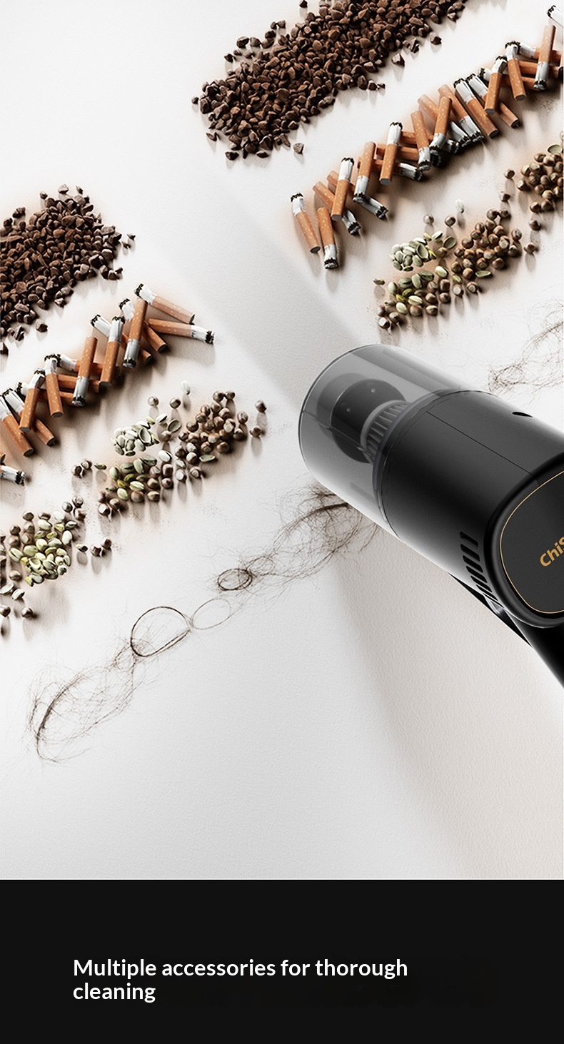 Zubehör Kabelloser Handstaubsauger mit hoher Saugkraft für kleine Autos_voghion.com