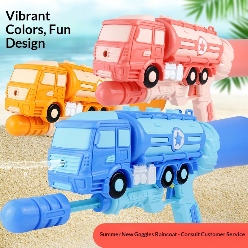 Children's Gun Toy, High-pressure Large-capacity Pull-out Fight Water Splashing Gadget, Wholesale_voghion.com