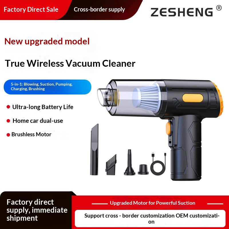 Cross-border Household Mini Small New Rechargeable Wireless Portable High-Power Handheld Car Vacuum Cleaner_voghion.com