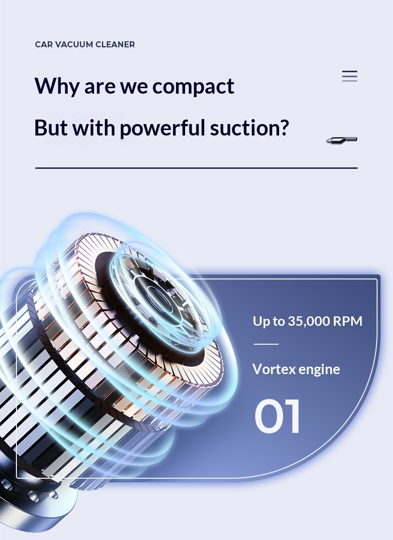 Portable Handheld Vacuum Cleaner For Car And Home High Power_voghion.com