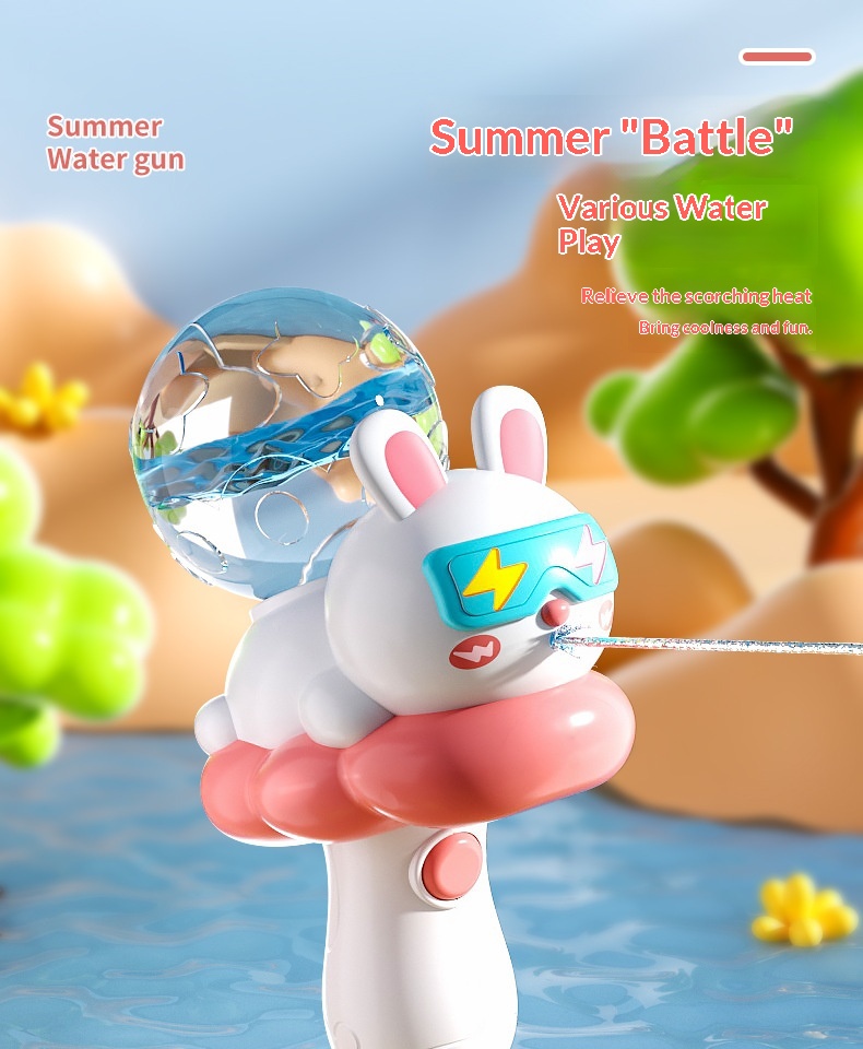 Pistola de agua automática con dibujos animados para playa_voghion.com