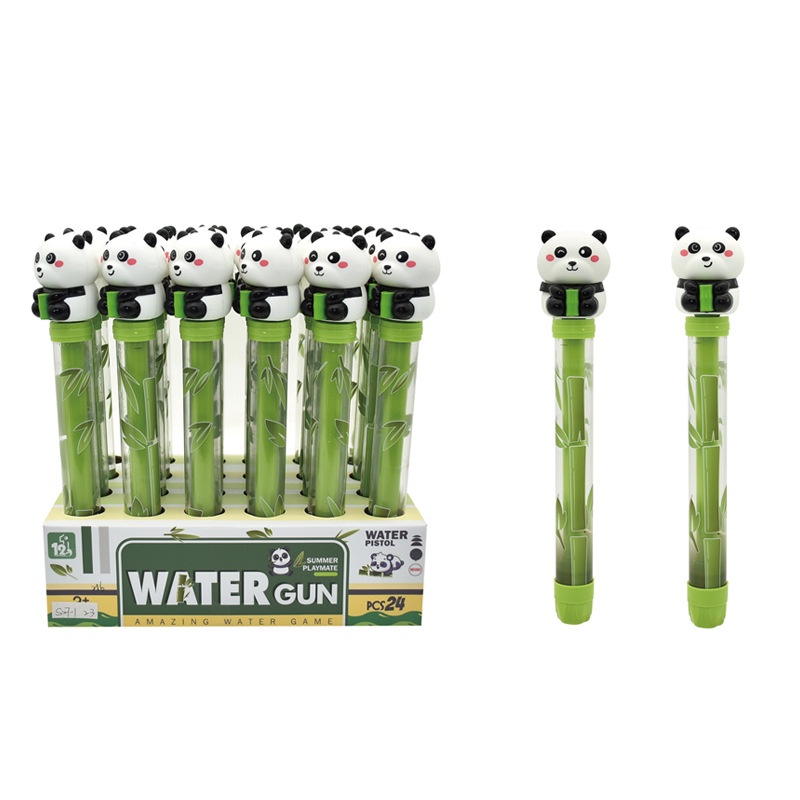 Chinese Style Cartoon Panda Pull Cannon Electric Bubble Gun Water Play Toy_voghion.com