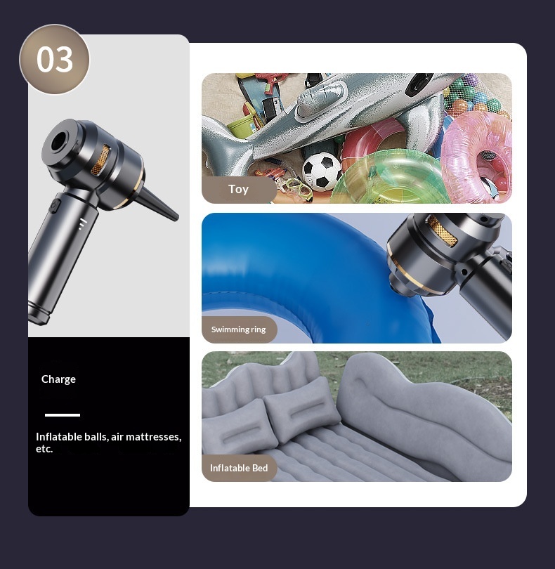 Draadloze stofzuiger, multifunctioneel, krachtig blazen en zuigen, kleine handstofzuiger met hoog vermogen voor huishoudelijk gebruik._voghion.com