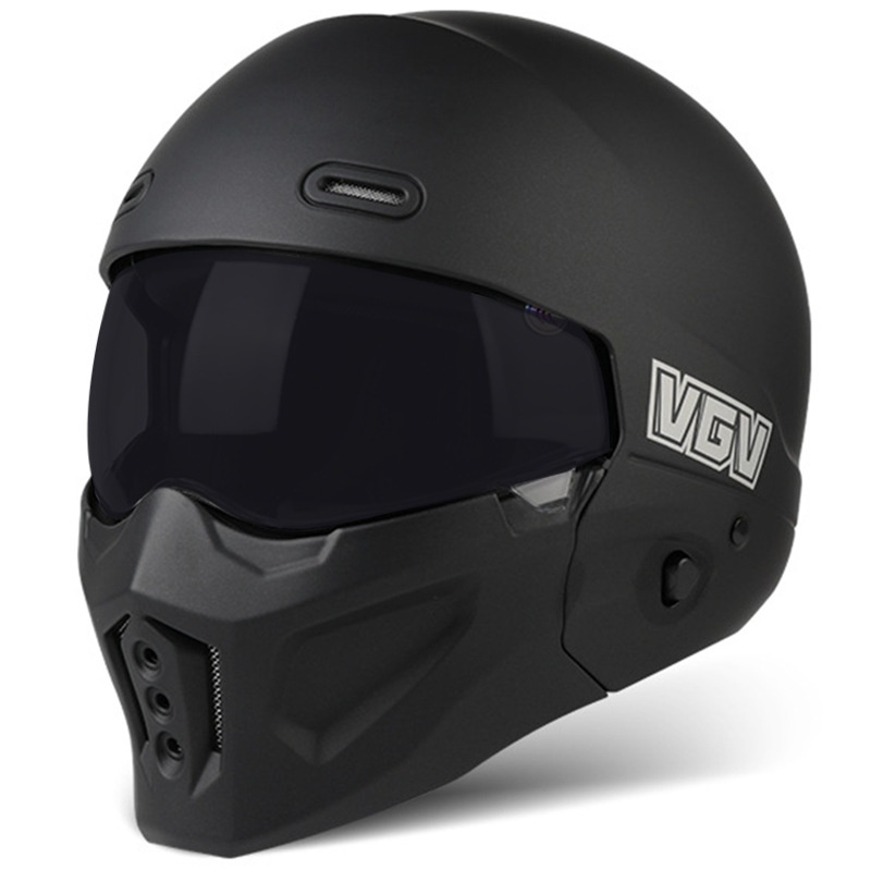 Casco combinato da moto 3C/Dot per quattro stagioni Scorpion Bluetooth L Retro Warrior, certificato per uso domestico, per moto, mezzo casco_voghion.com