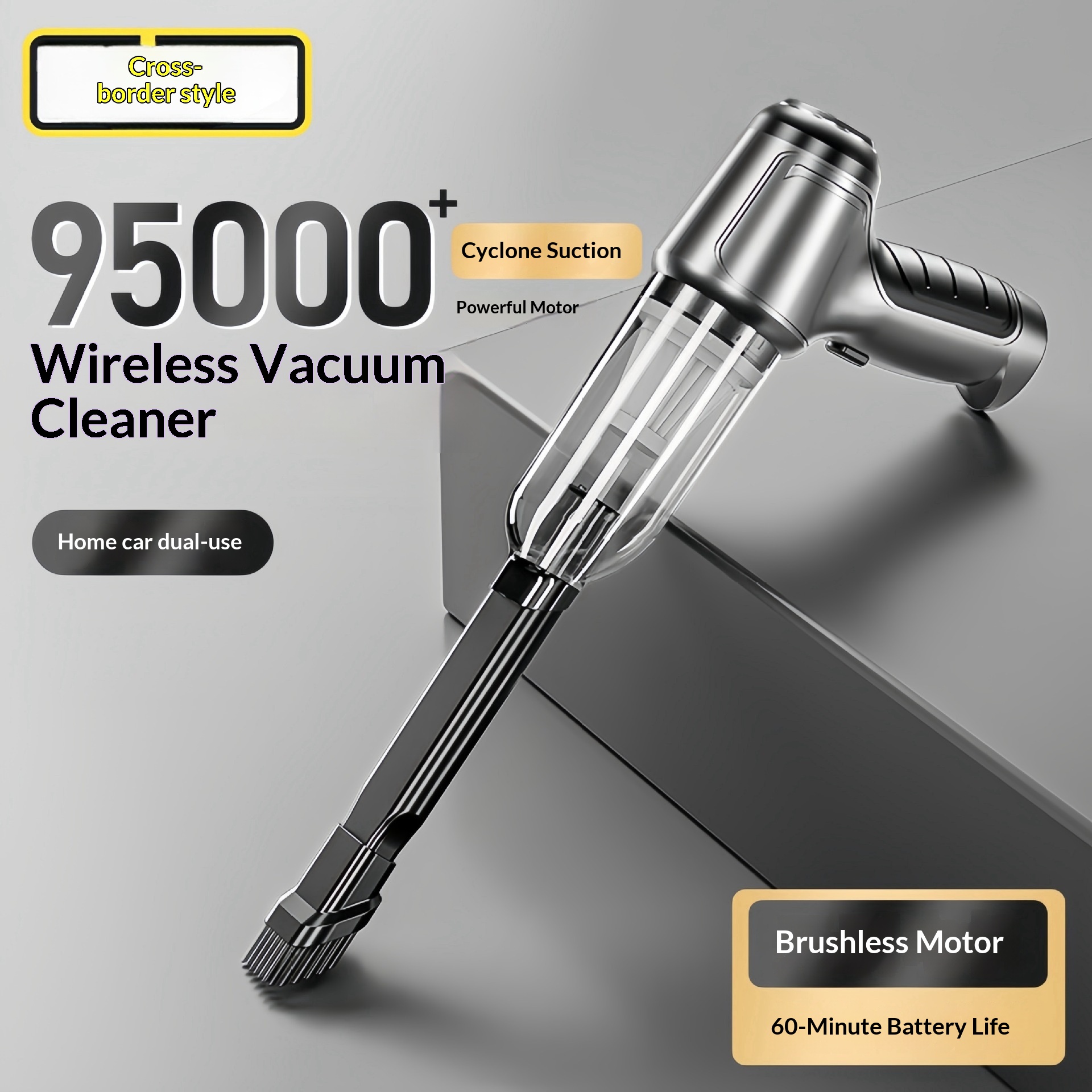Car Vacuum Cleaner High Power Portable Blower Rechargeable Cordless Dust Collector Handheld Brushless Motor Hair Remover_voghion.com