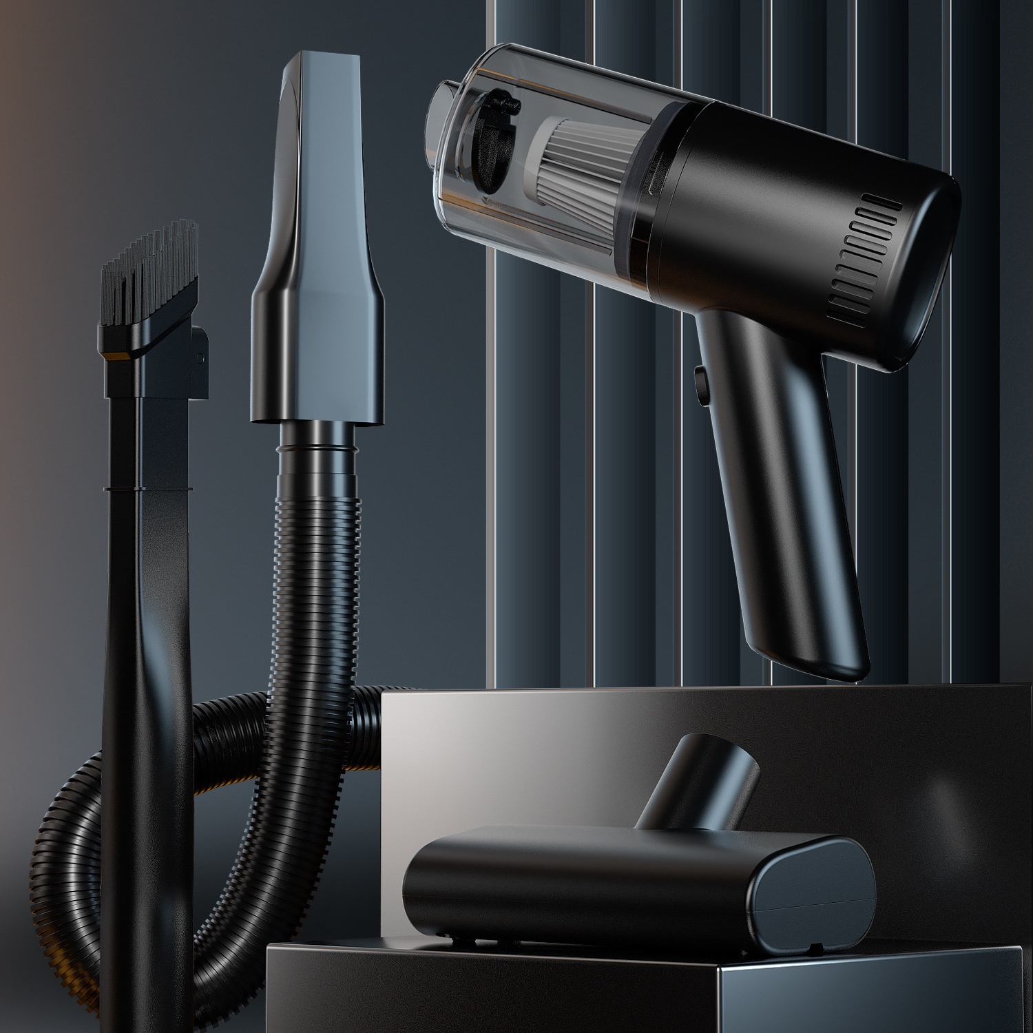 Zubehör Kabelloser Handstaubsauger mit hoher Saugkraft für kleine Autos_voghion.com