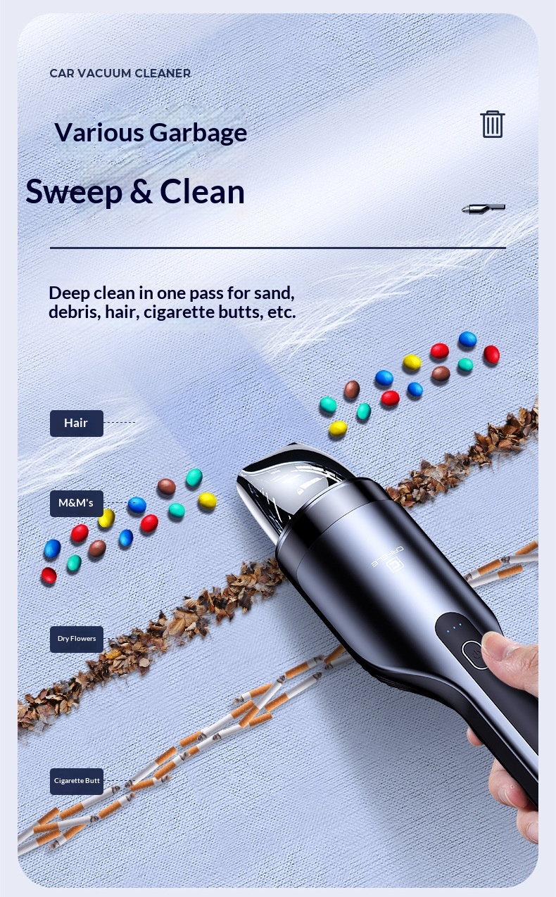 Portable Handheld Vacuum Cleaner For Car And Home High Power_voghion.com