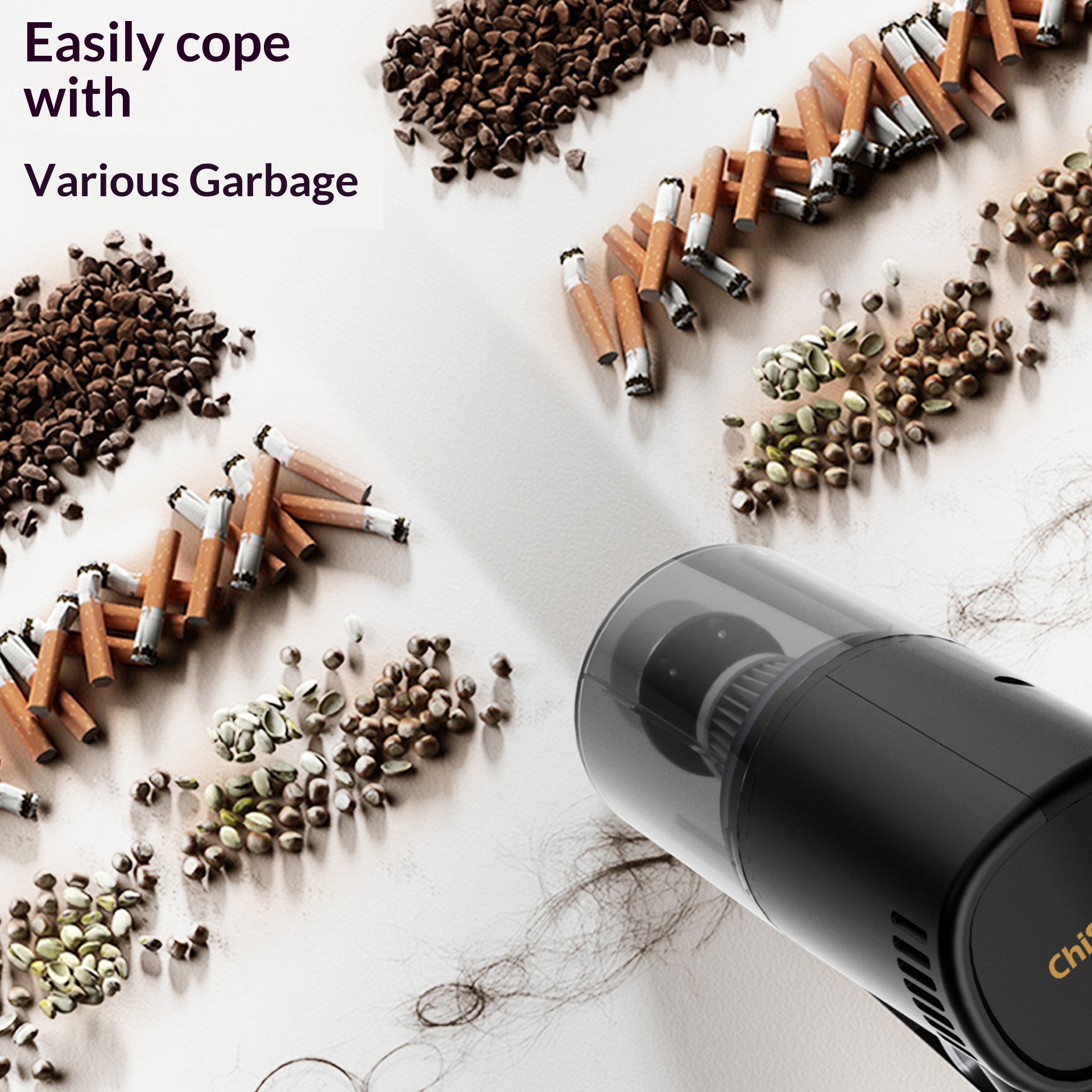 Zubehör Kabelloser Handstaubsauger mit hoher Saugkraft für kleine Autos_voghion.com