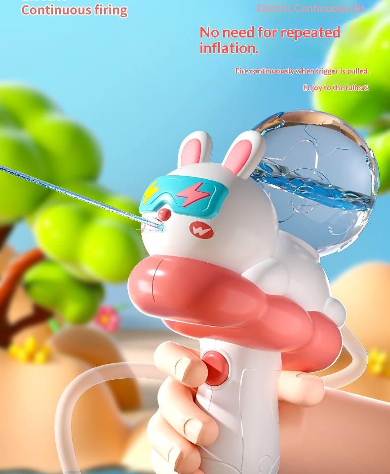 Pistola de agua automática con dibujos animados para playa_voghion.com