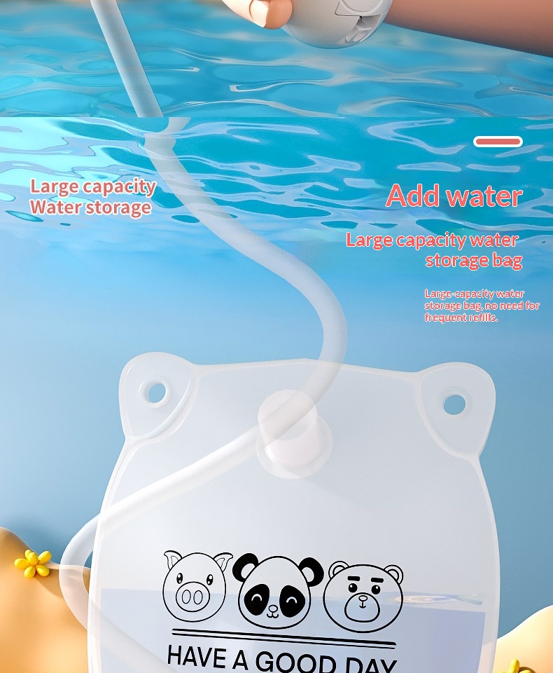 Pistola de agua automática con dibujos animados para playa_voghion.com
