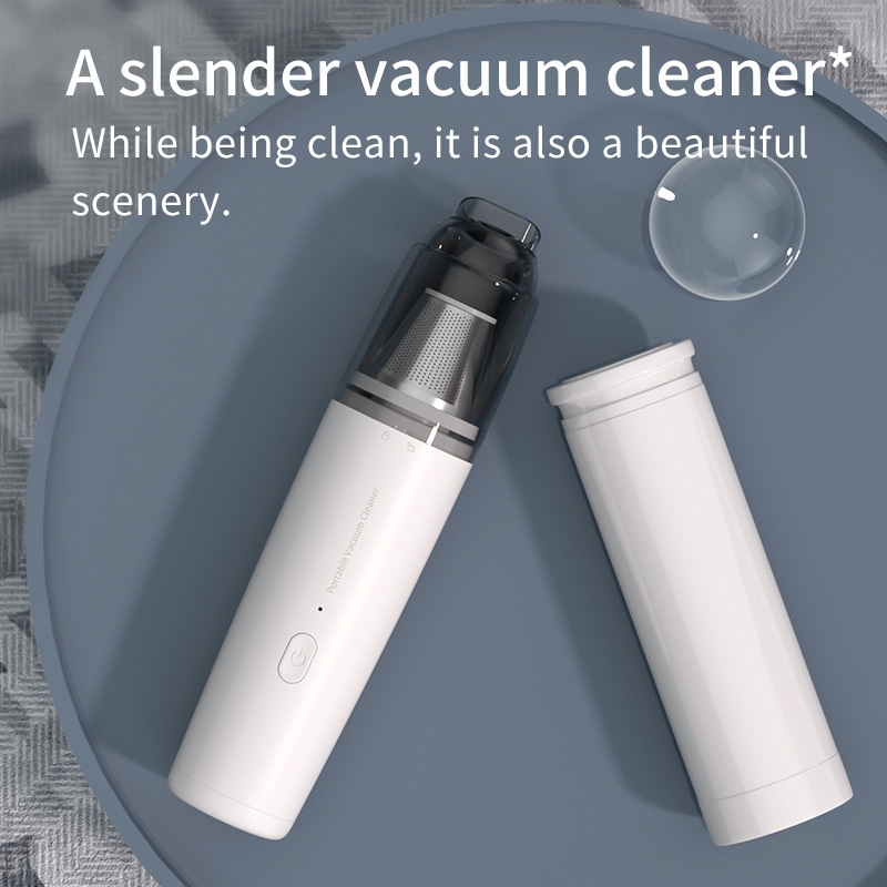 Car And Home Cleaner, Small Wireless Handheld Rechargeable High-Power Portable Mite Remover, Desktop Vacuum Cleaner_voghion.com
