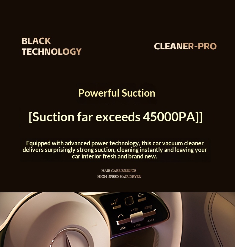Cordless Handheld Vacuum Cleaner For Home And Car High Suction_voghion.com
