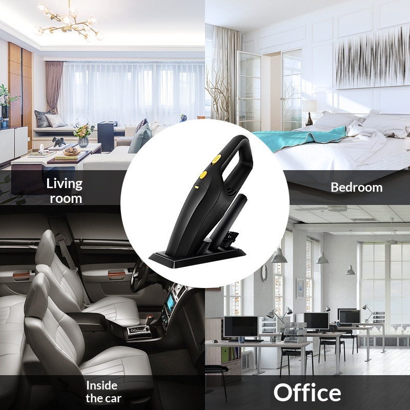 Handheld Vacuum Cleaner High Power Cordless Mini Rechargeable Cleaning For Car And Home_voghion.com